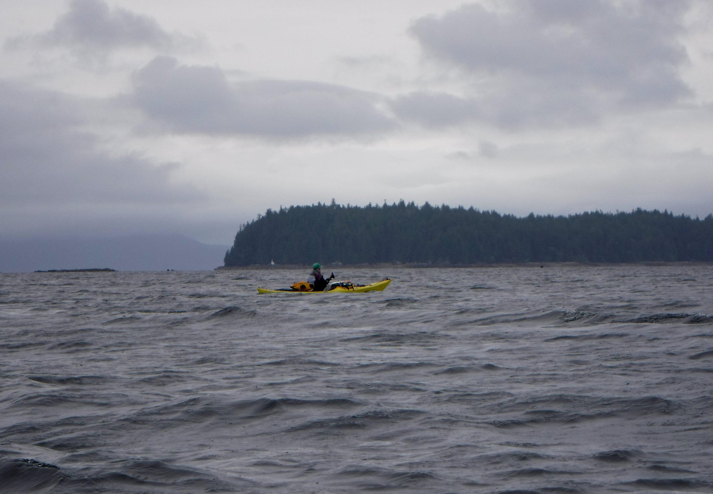 Last picture we take till we get across Portland canal and into calmer water.