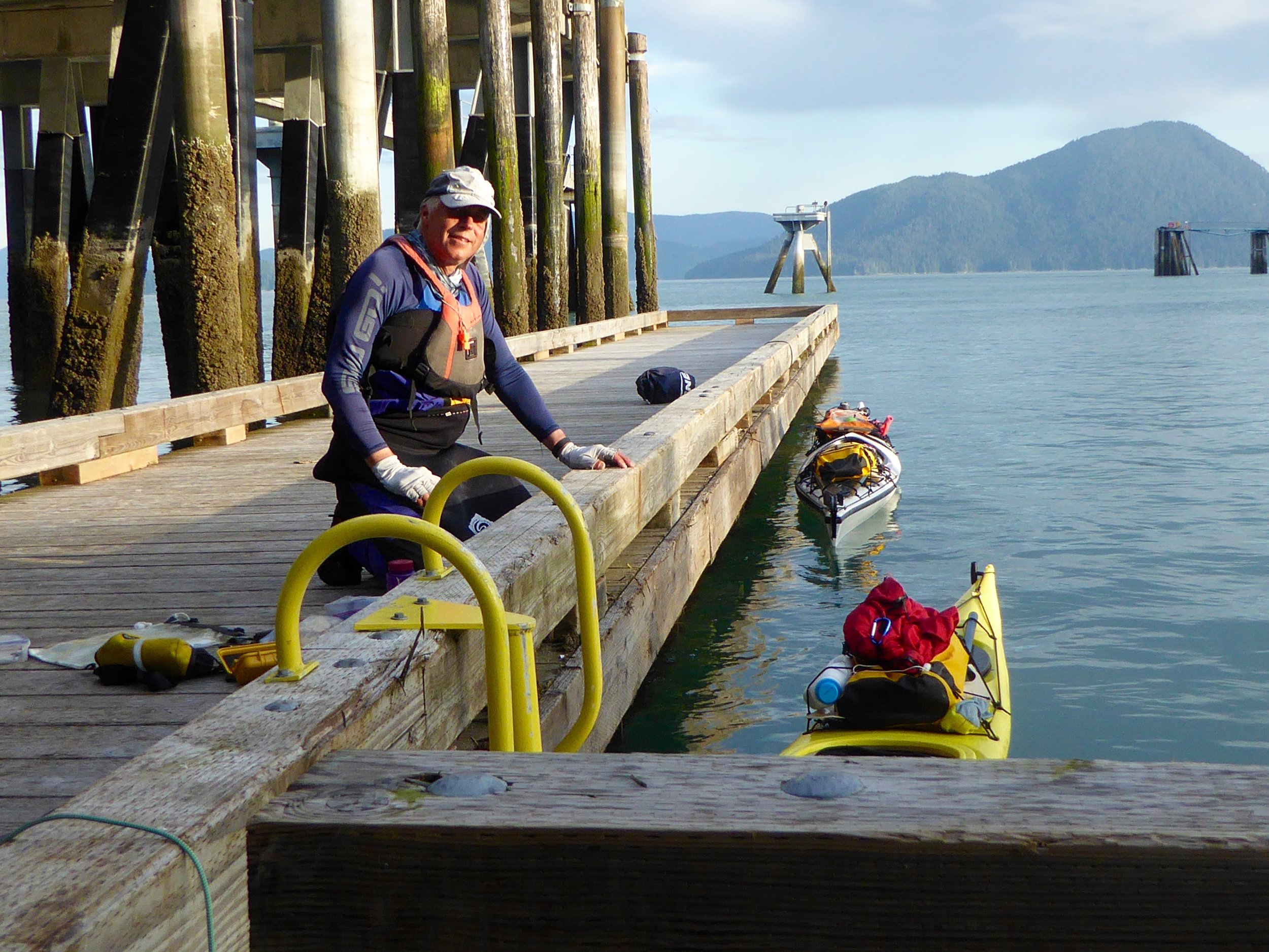 Don's long arms were necessary in getting the gear into our boats