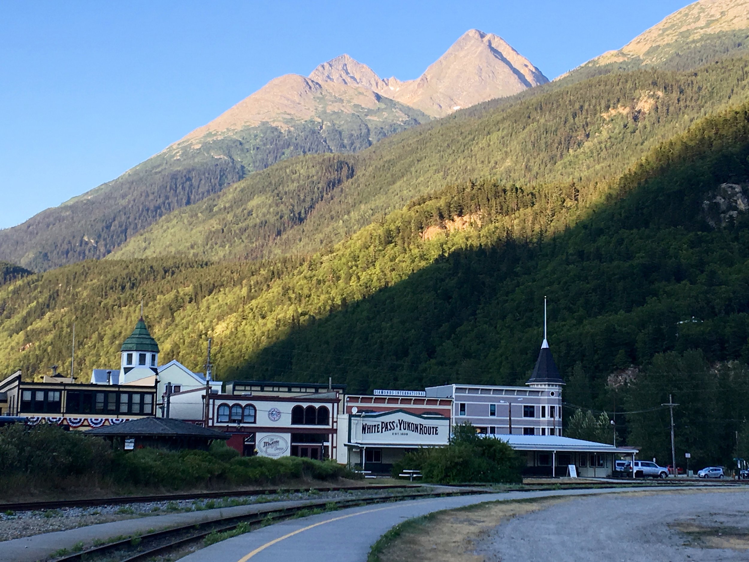 It sits in a beautiful valley.