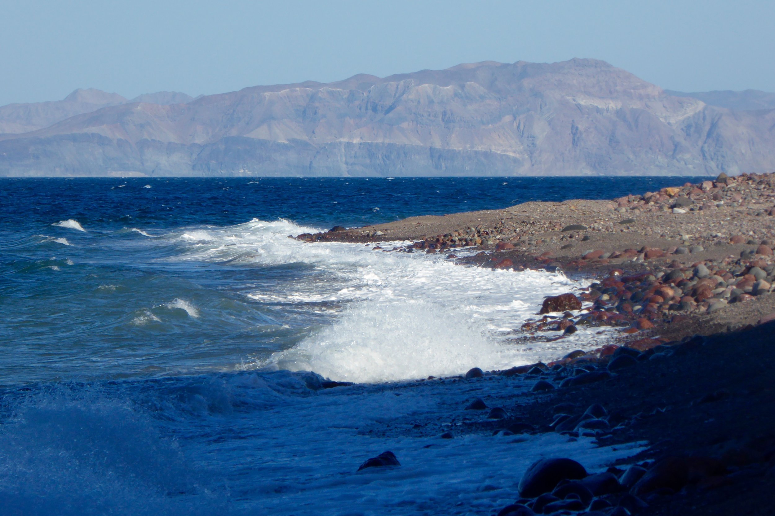 Glad to be on shore looking out.
