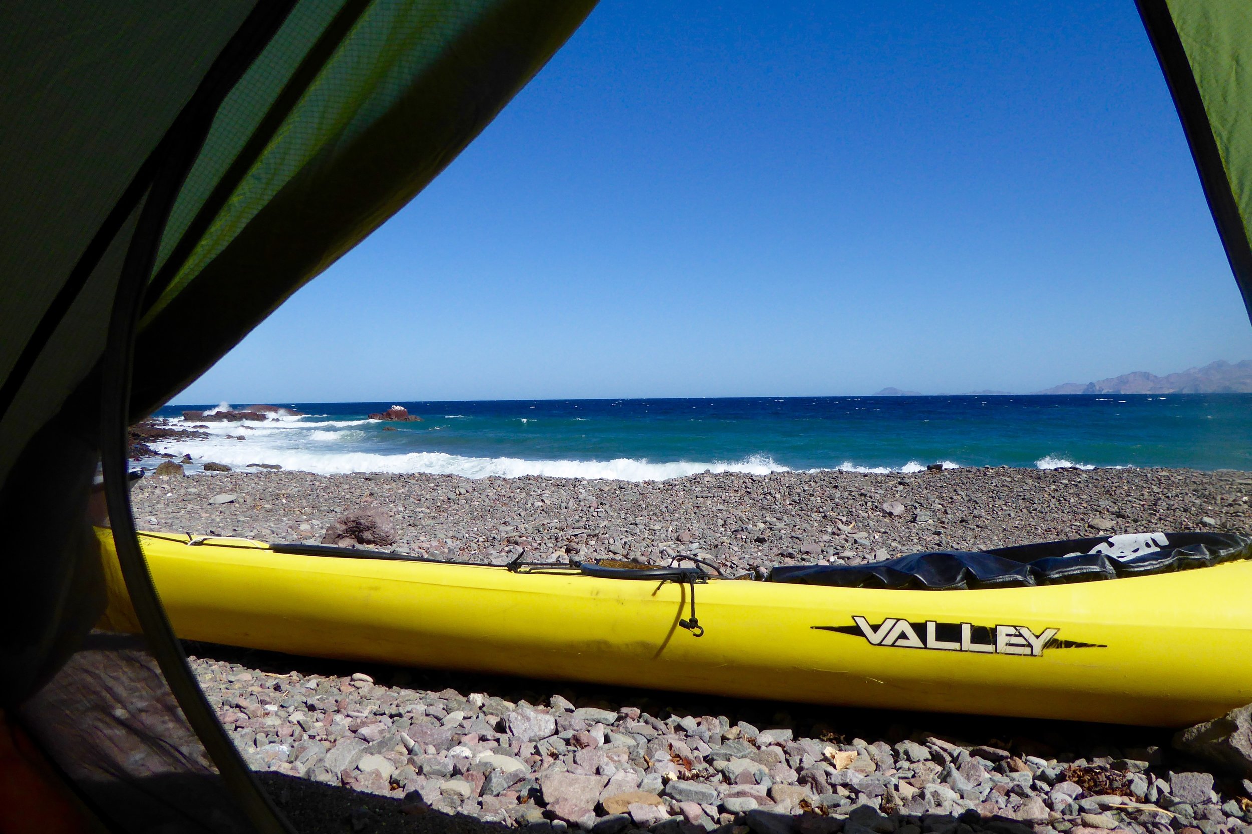 The view from our tent.