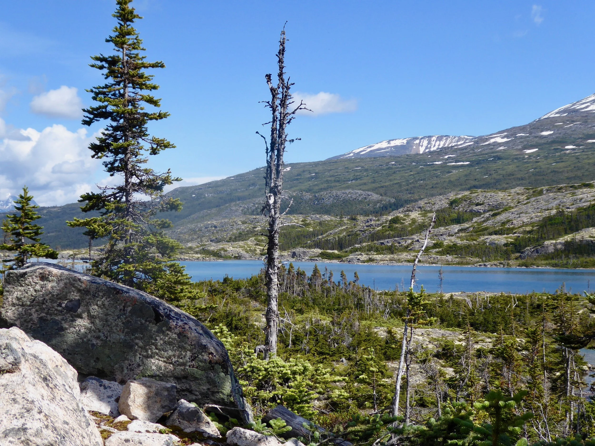 Deep Lake as seen from our campsite