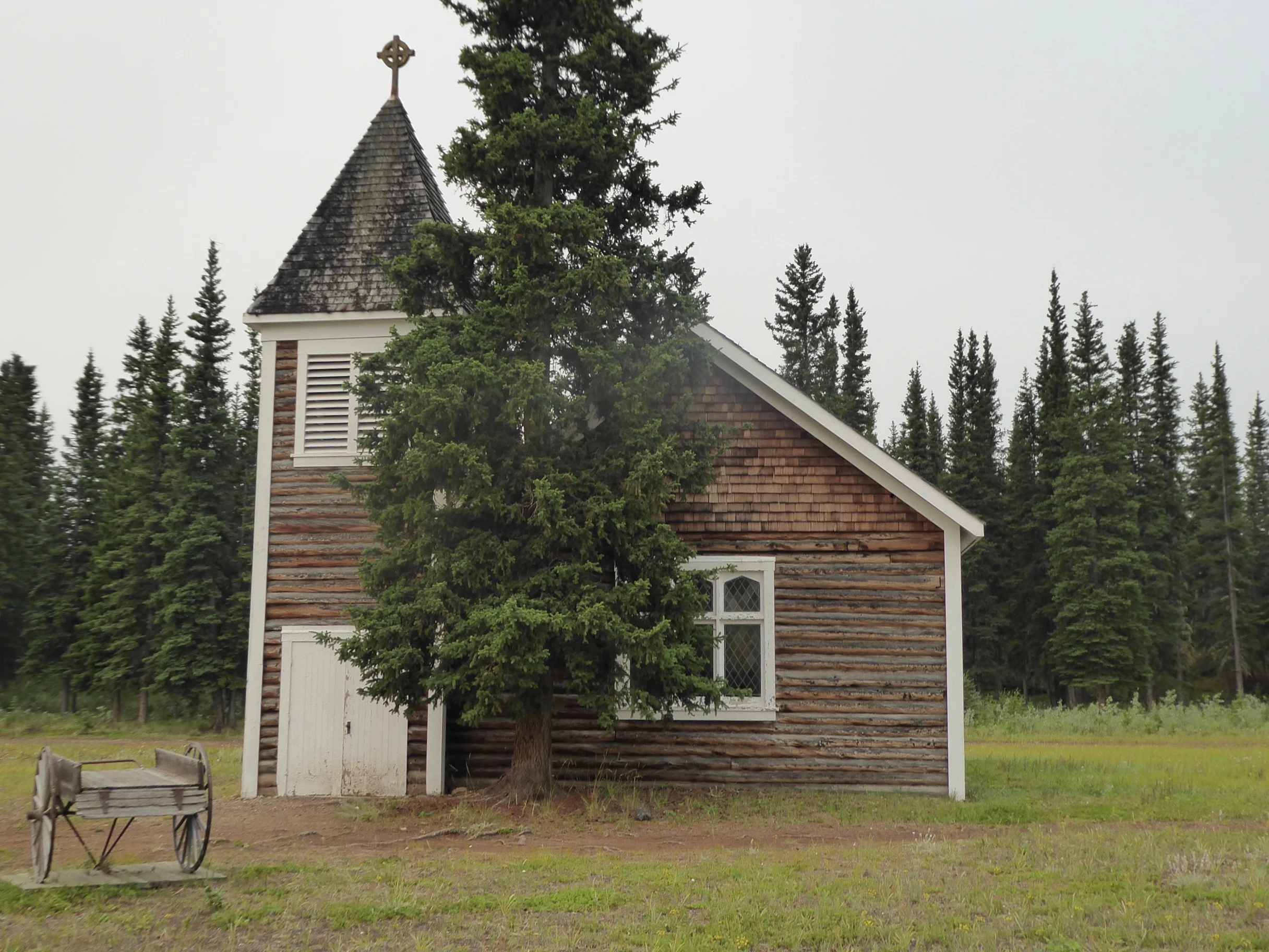 The inside of the church was well restored.