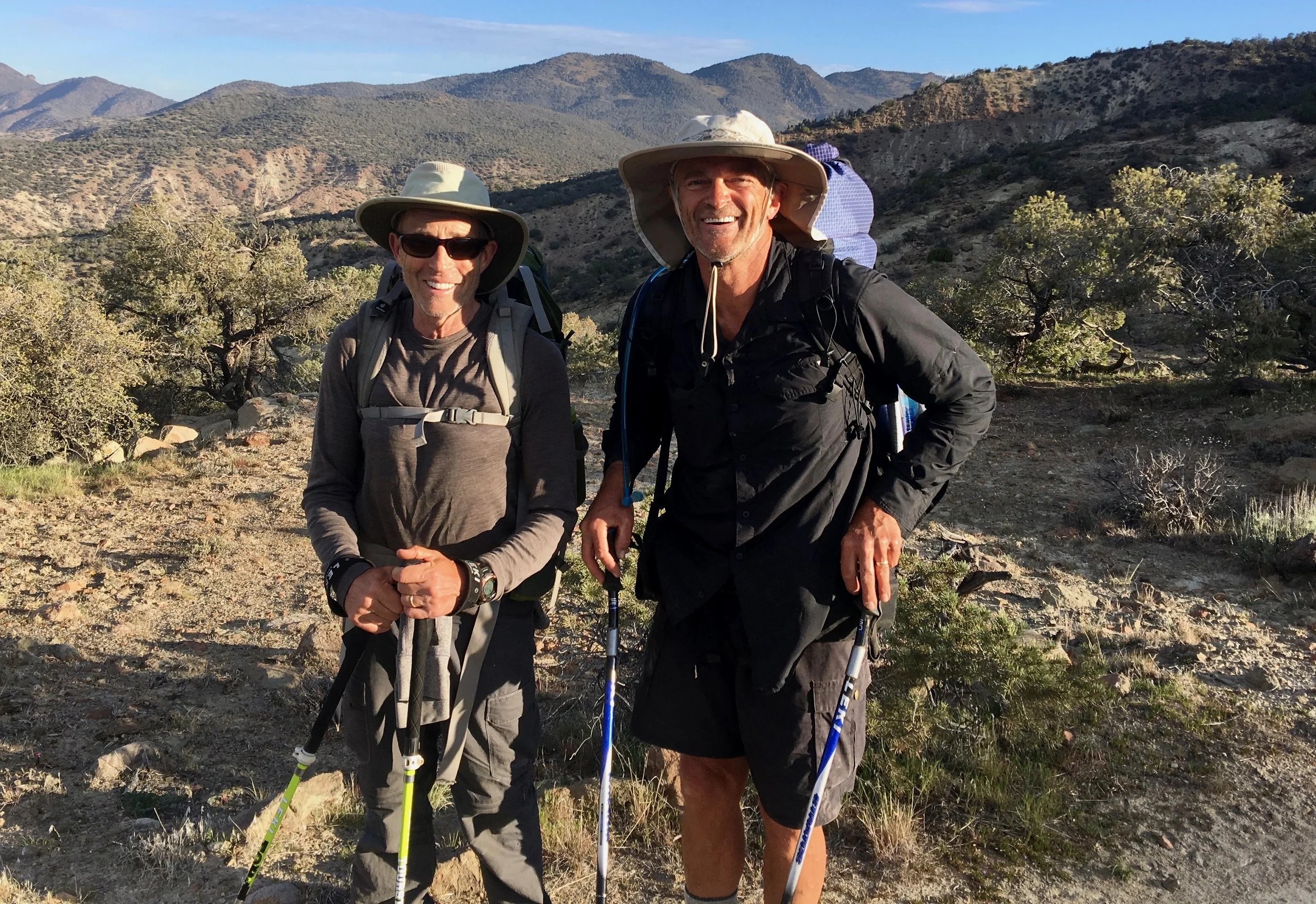 They were both 67 so we toasted to the 67 year old folks on the trail today.( That woulds be us also)