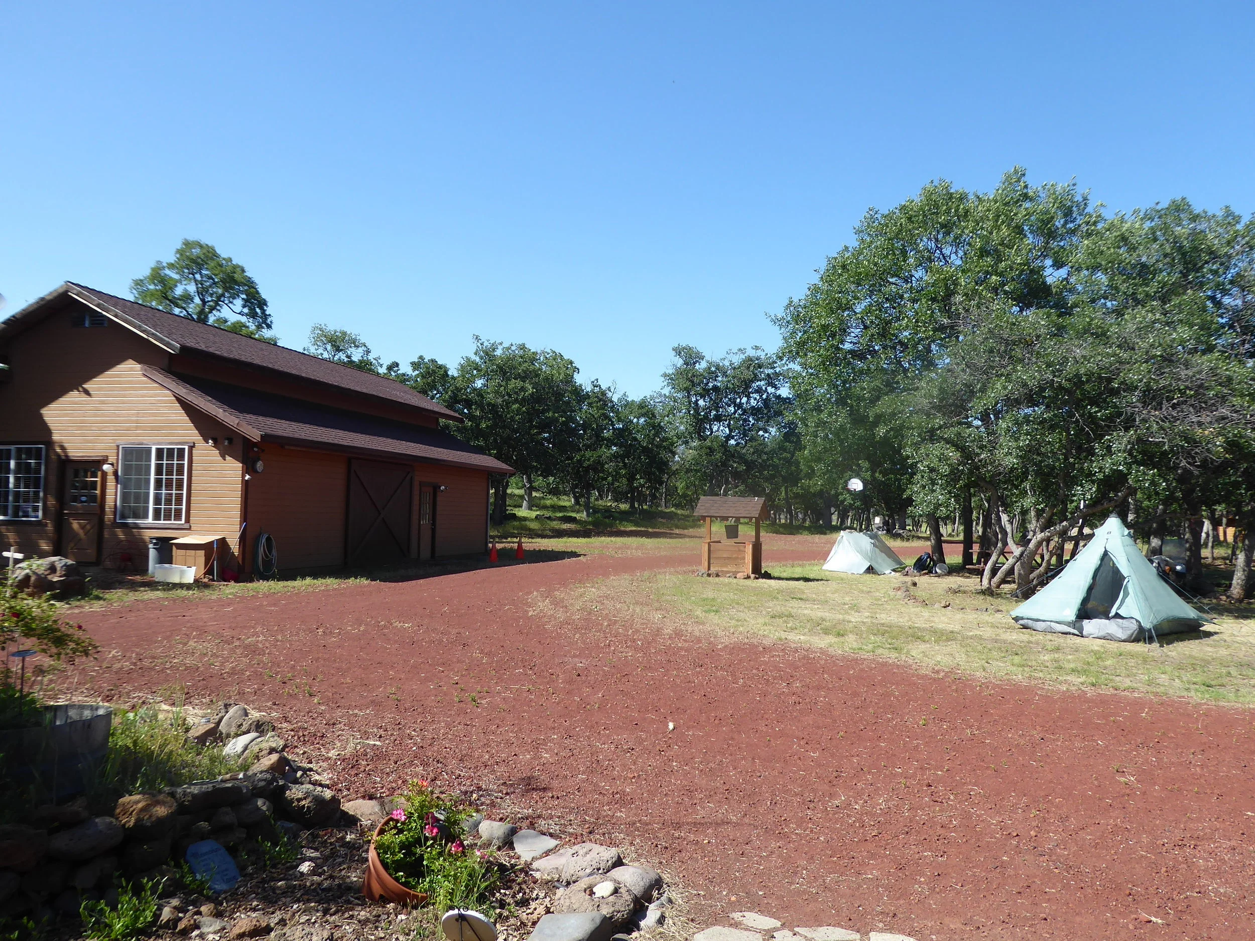 Home for the night.