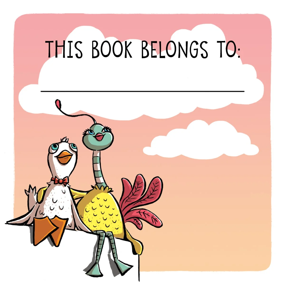 Nora Ericson's book plate
