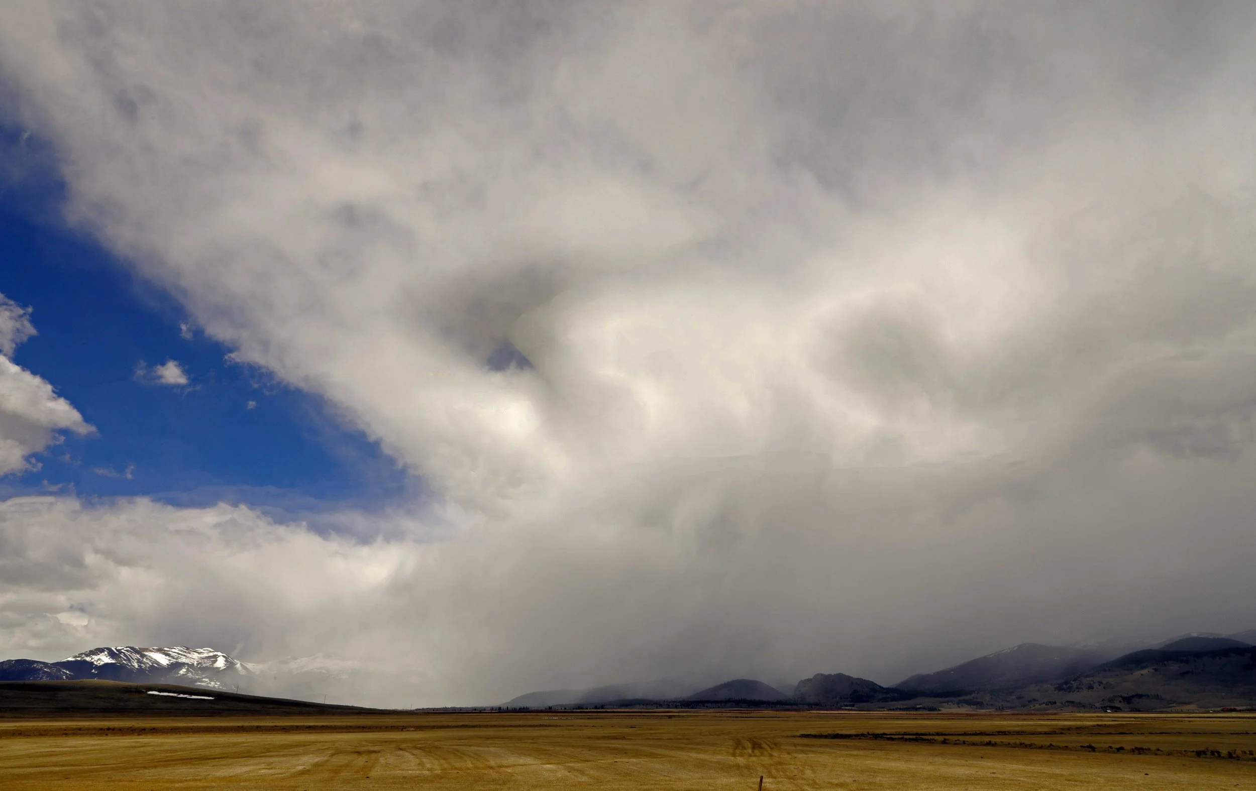 Storm brewing west of fairplay colorado