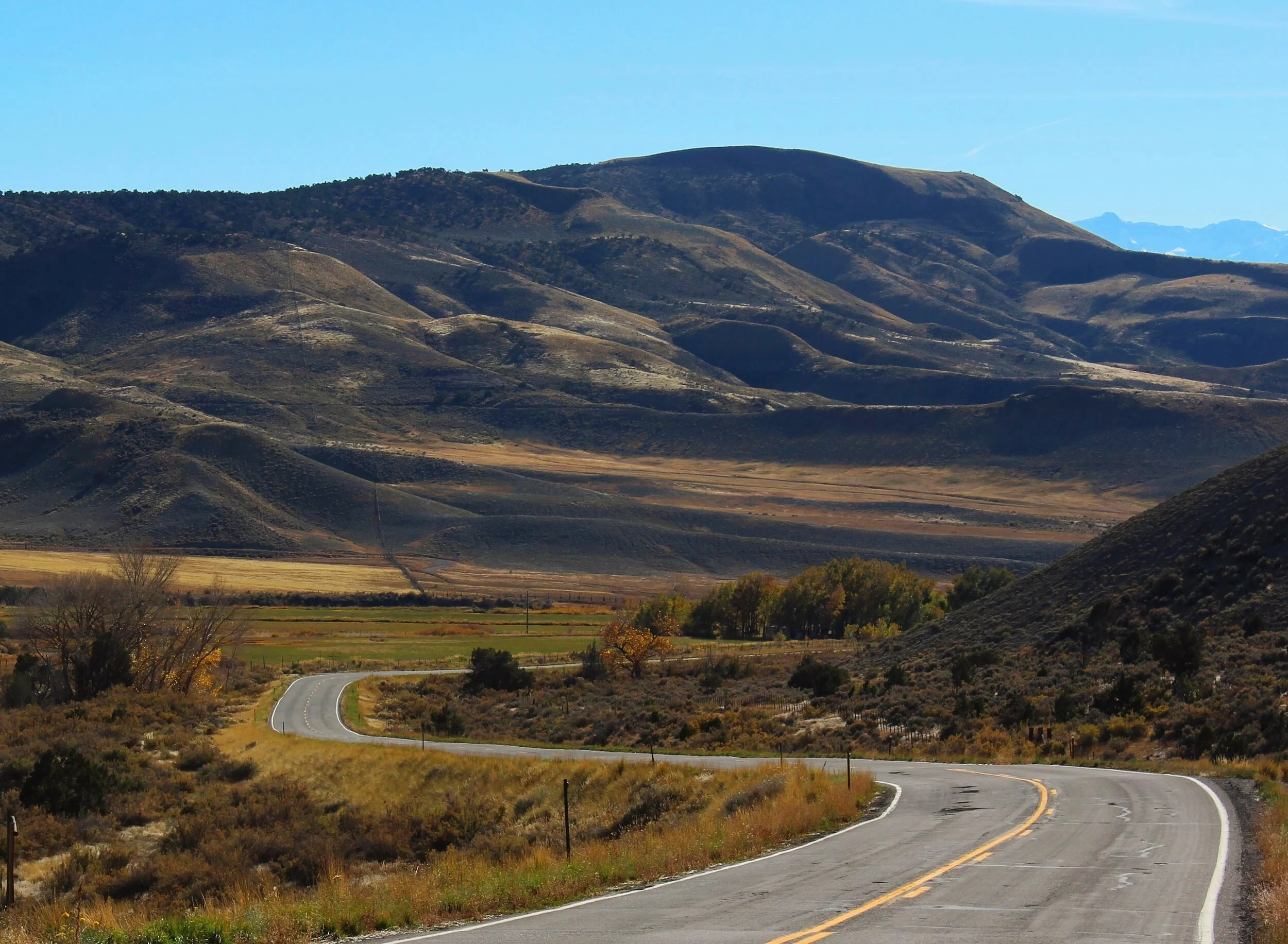 winding road, southern colorado