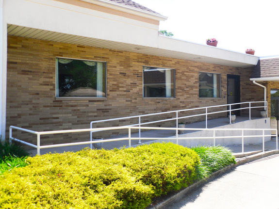 Our handicap ramp provides easy access for those with special needs.