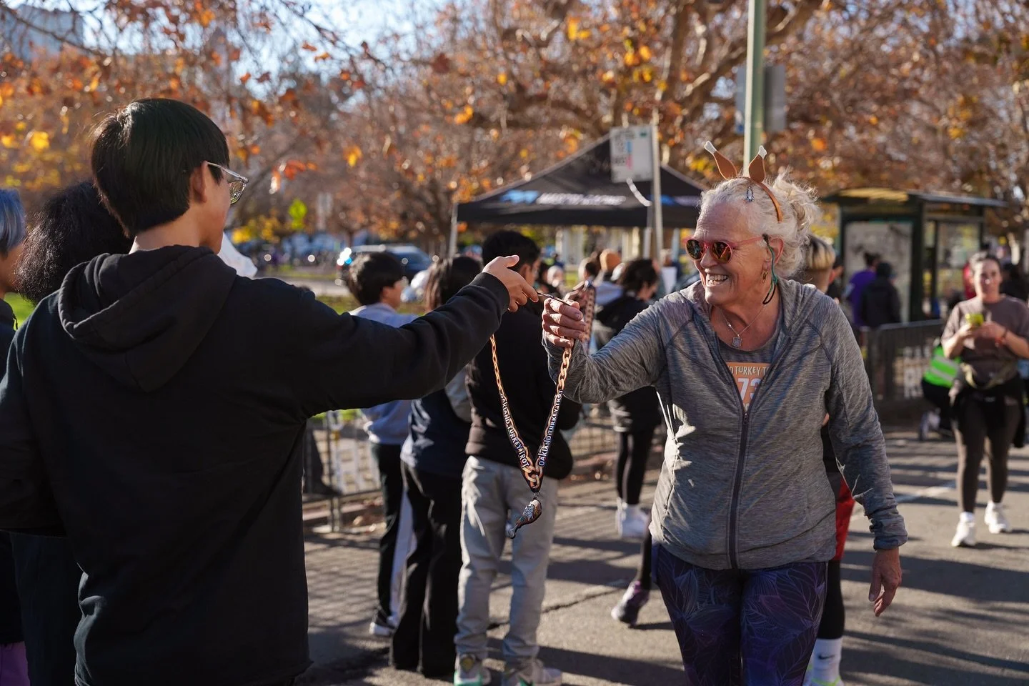 Join the flock! 🦃

Be a Turkey Trot volunteer and bring the good vibes to Oakland&rsquo;s favorite holiday tradition.

Visit the link in our bio to sign up!