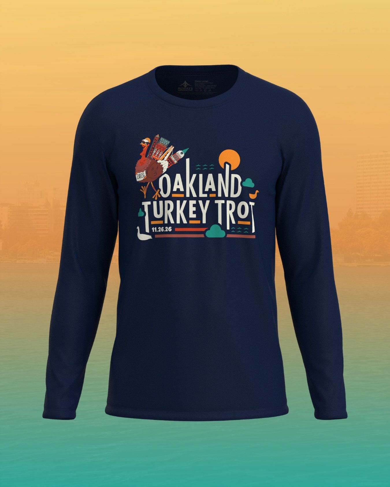 This year&rsquo;s medal needed a matching long sleeve. 🤝

Introducing the 2026 Oakland Turkey Trot participant long sleeve - inspired by The Town and in celebration of our 10th annual Trot!

Register today at the link in bio to earn yours!