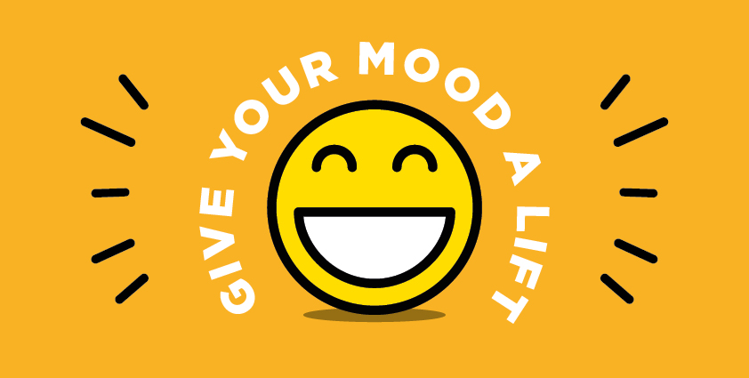 Exercise equals happiness.