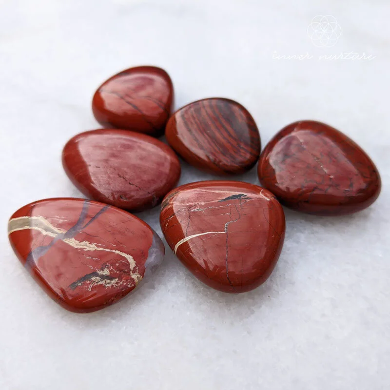 Red Jasper Smooth Stone - Inner Nurture