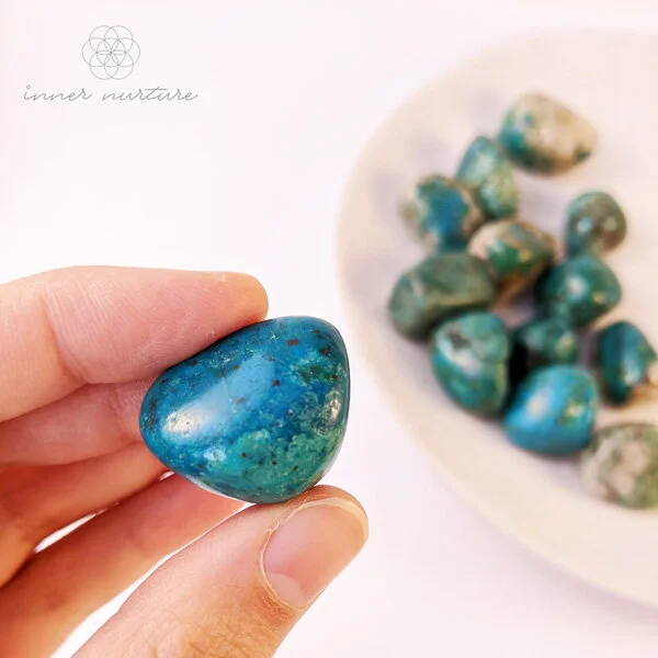 Chrysocolla Tumble - Inner Nurture - Online Crystal Store - Australia