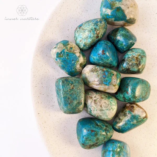 Chrysocolla Tumble - Inner Nurture - Online Crystal Store - Australia