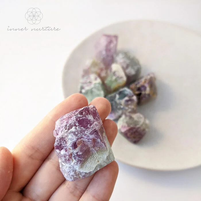Rainbow Fluorite Raw - Online Crystal Shop - Inner Nurture - Australia