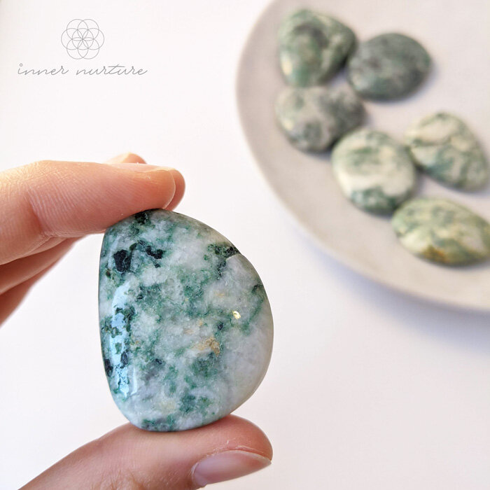 Mariposite Palm Stone