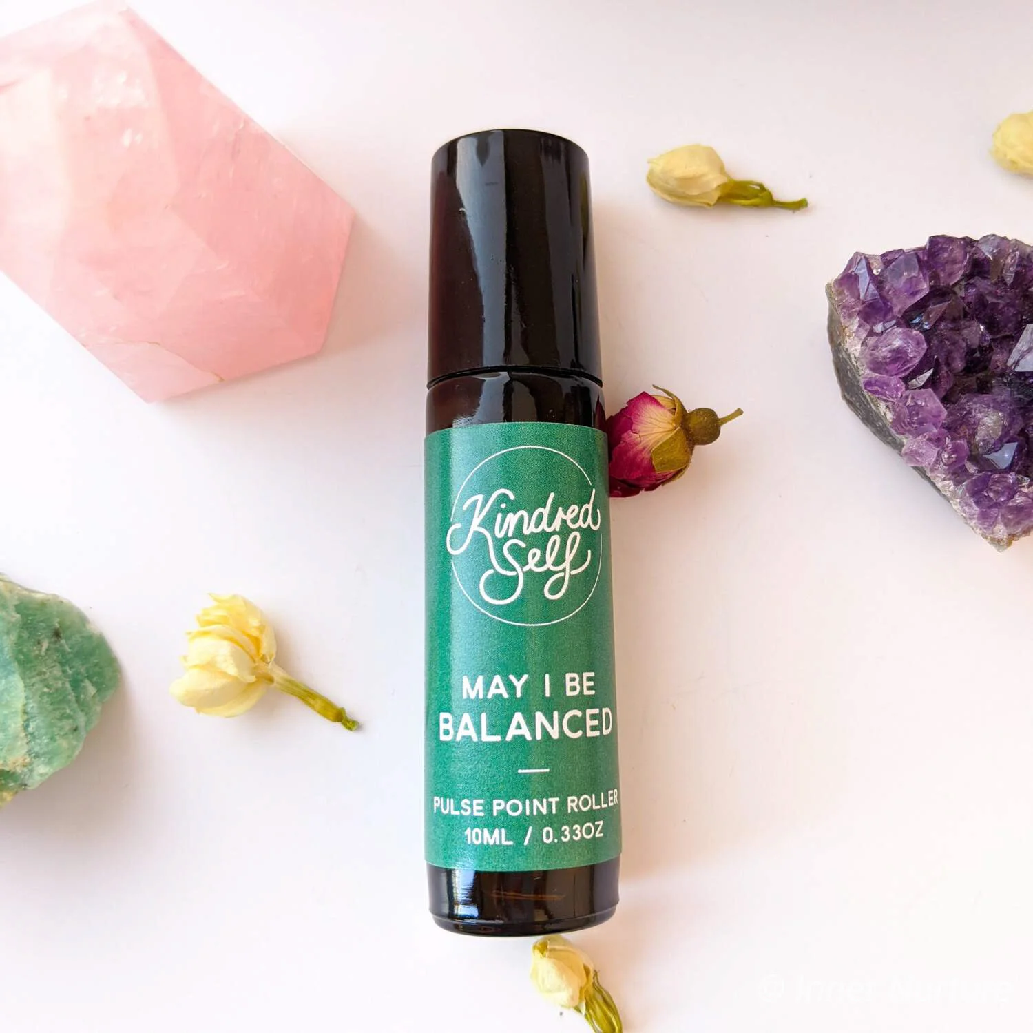 10ml Essential Oil Pulse Point Roller - 'May I Be Balanced' - Kindred Self | Inner Nurture | Online Crystal Shop Australia 