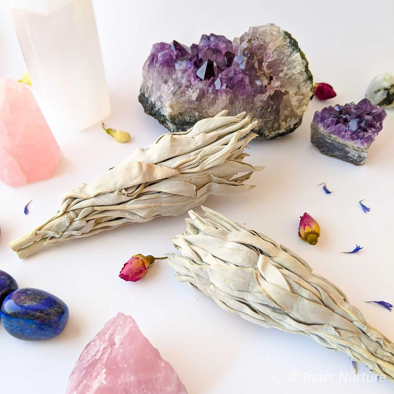 Organic Australian White Sage Smudge Stick | Small - Inner Nurture | Online Crystal Shop Australia