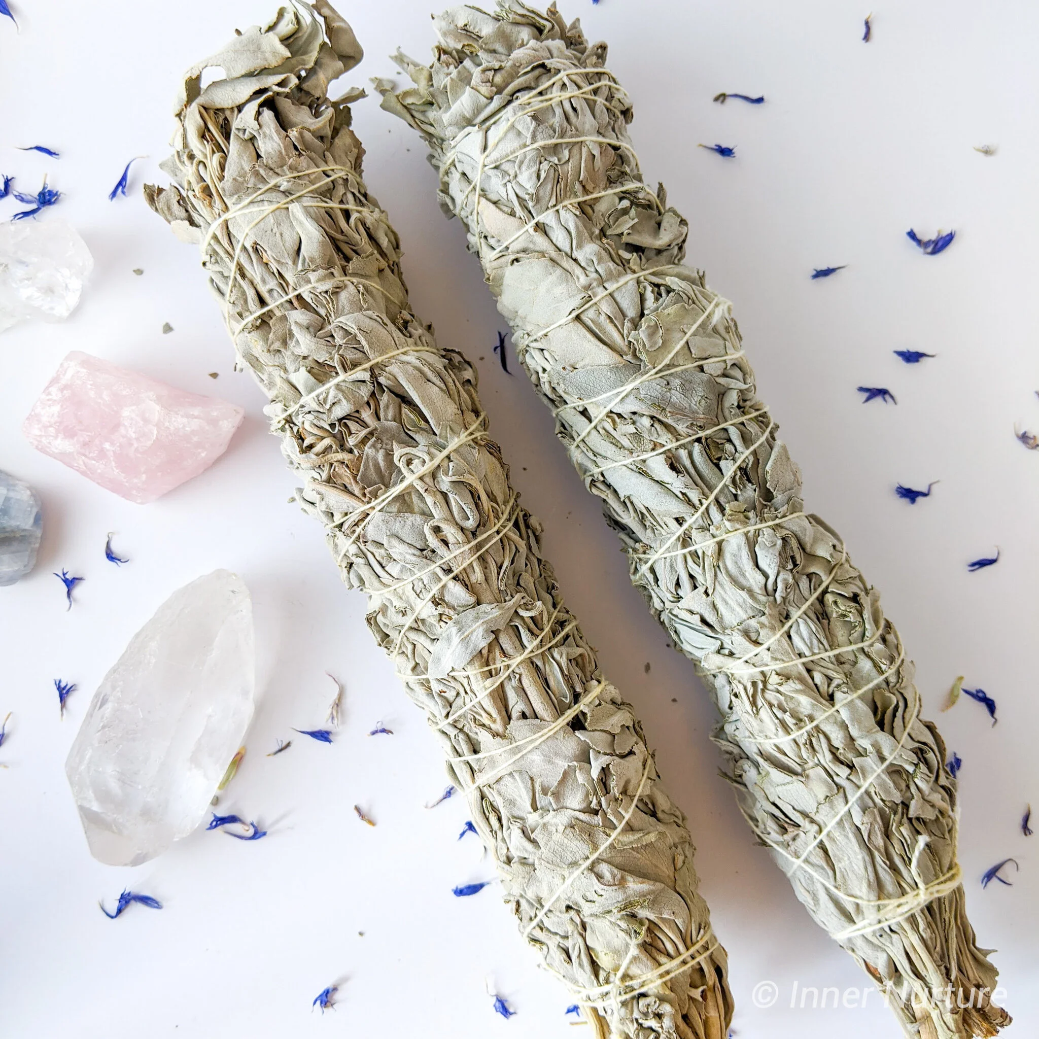 Organic White Sage Smudge Sticks | Large - Inner Nurture - Online Crystal Shop Australia