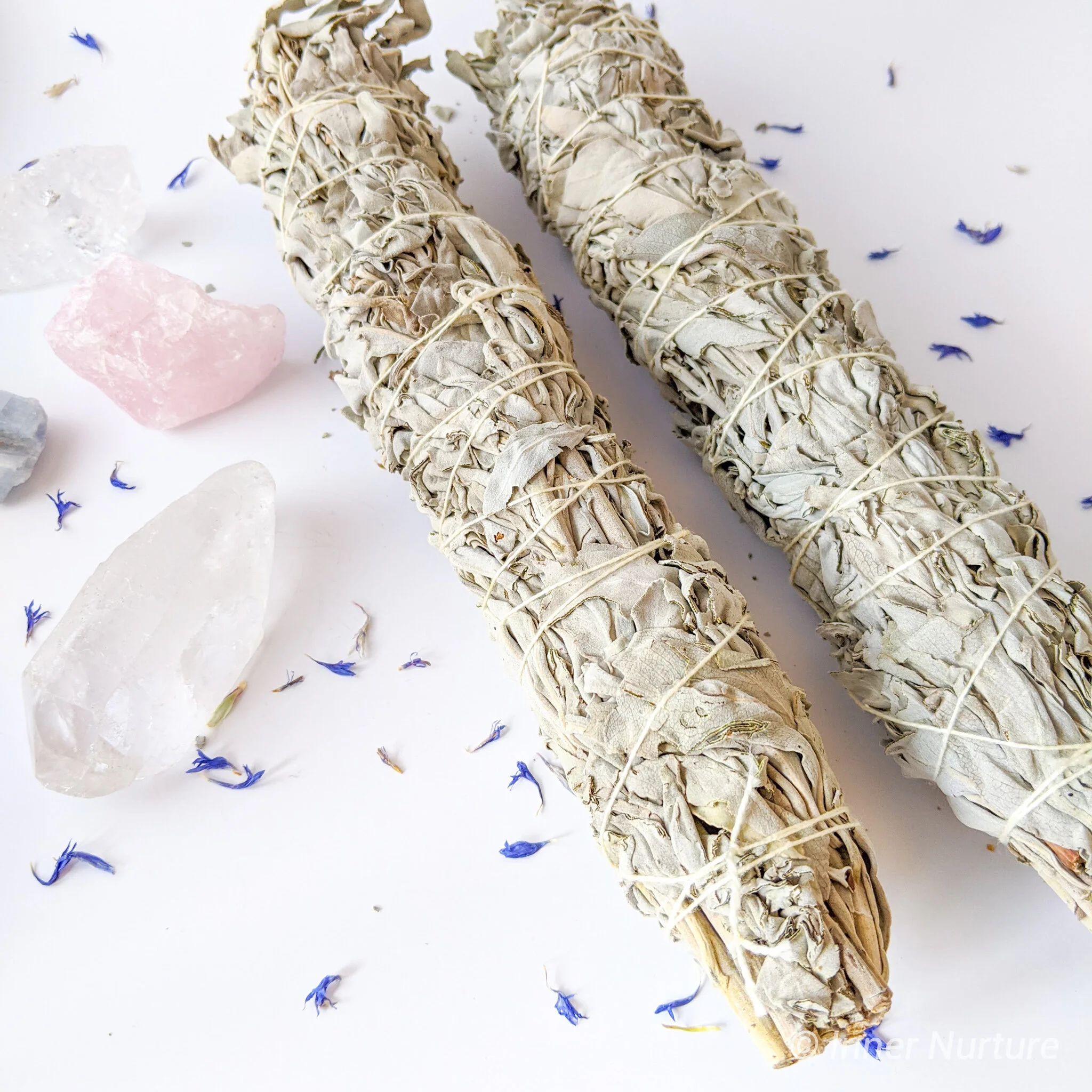 Organic White Sage Smudge Sticks | Large - Inner Nurture - Online Crystal Shop Australia