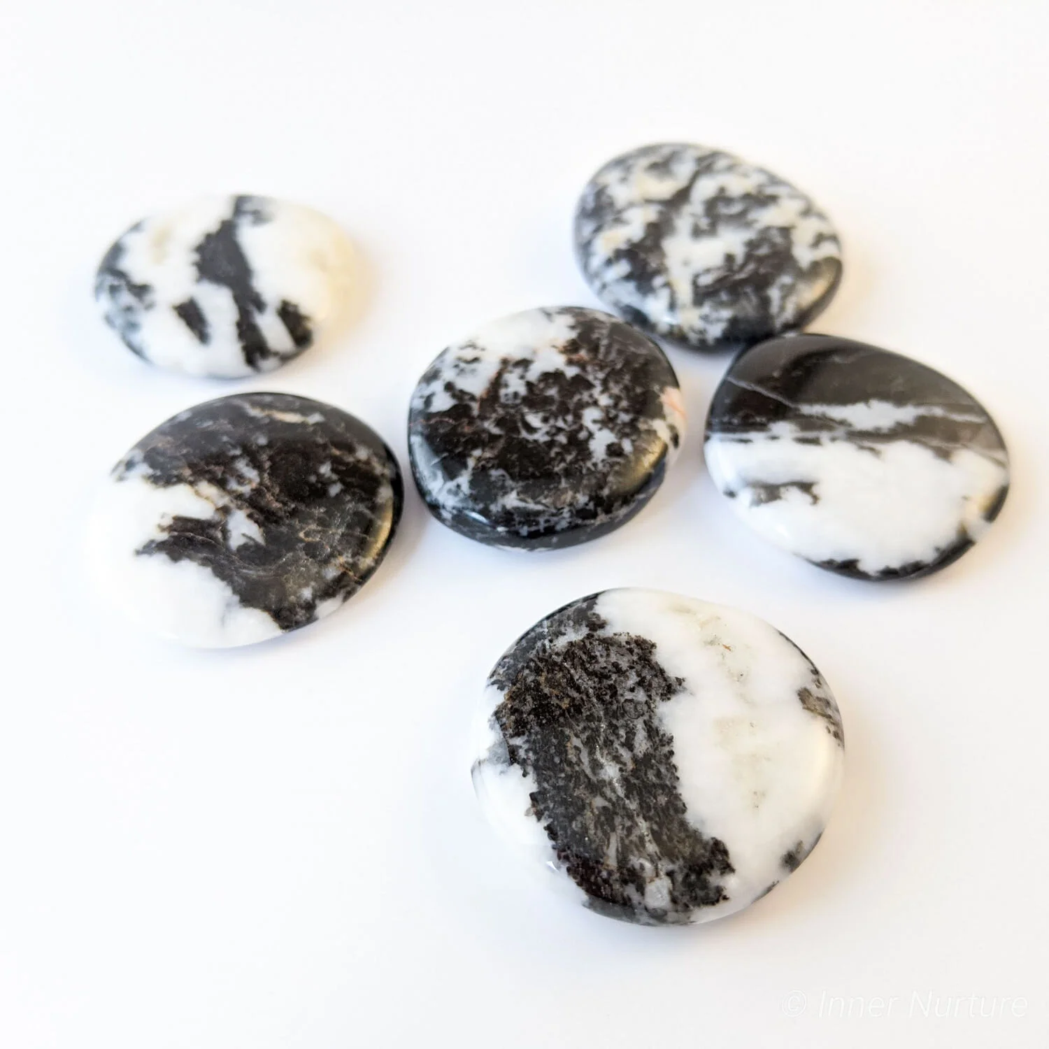 Zebra Jasper Smooth Stone | Medium - Inner Nurture - Online Crystal Shop Australia - Ethically Sourced