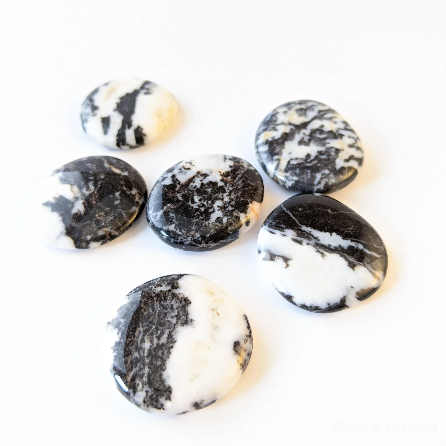 Zebra Jasper Smooth Stone | Medium - Inner Nurture - Online Crystal Shop Australia - Ethically Sourced