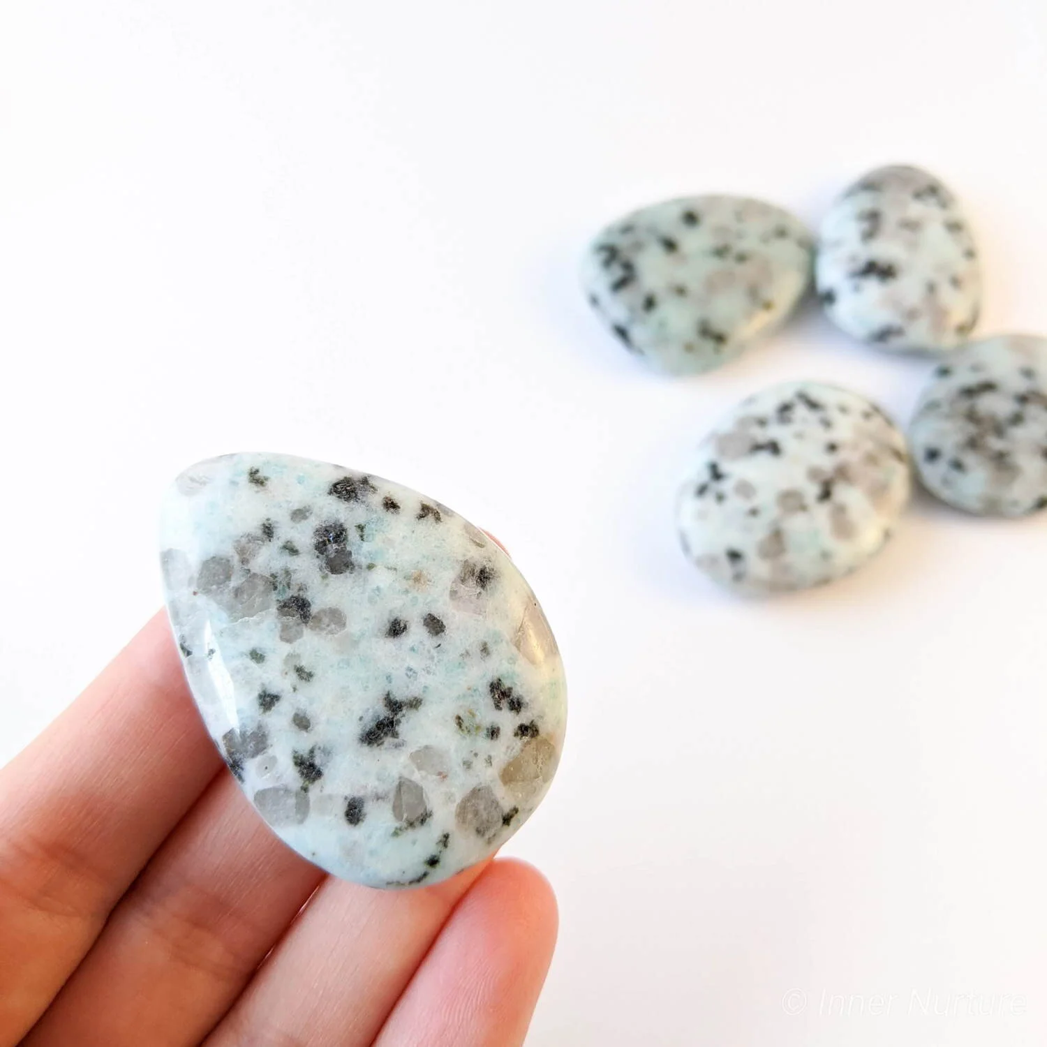 Kiwi Jasper Smooth Stone | Medium - Inner Nurture - Online Crystal Shop Australia - Ethically Sourced