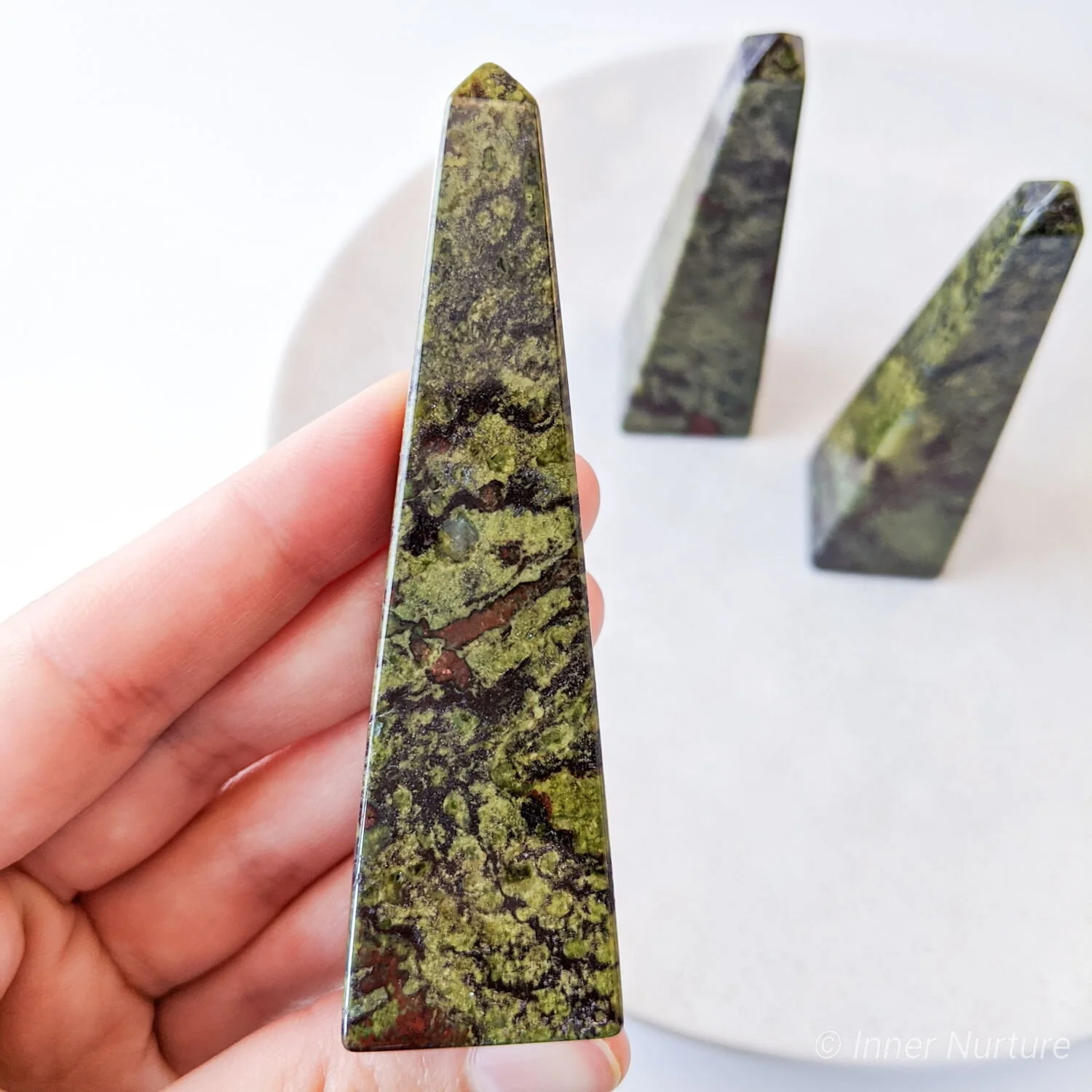 Dragon's Blood Jasper Obelisk