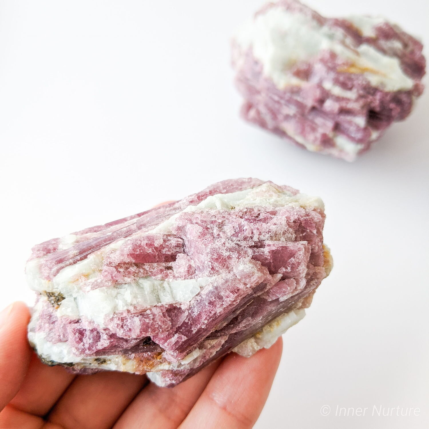 Rubellite (Pink Tourmaline) Rough | Medium - Inner Nurture - Online Crystal Shop Australia - Ethically Sourced