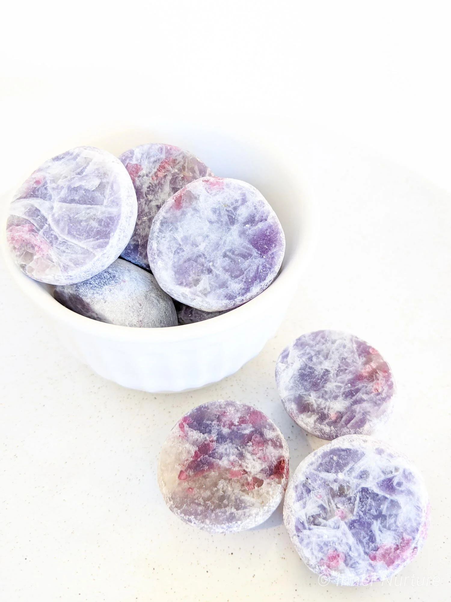 Pink Tourmaline In Lepidolite Seer Stone - Small