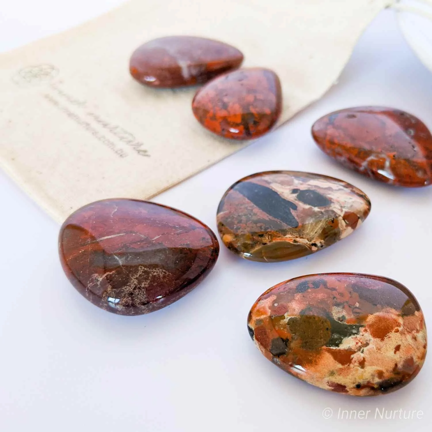 Brecciated Jasper Palm Stone