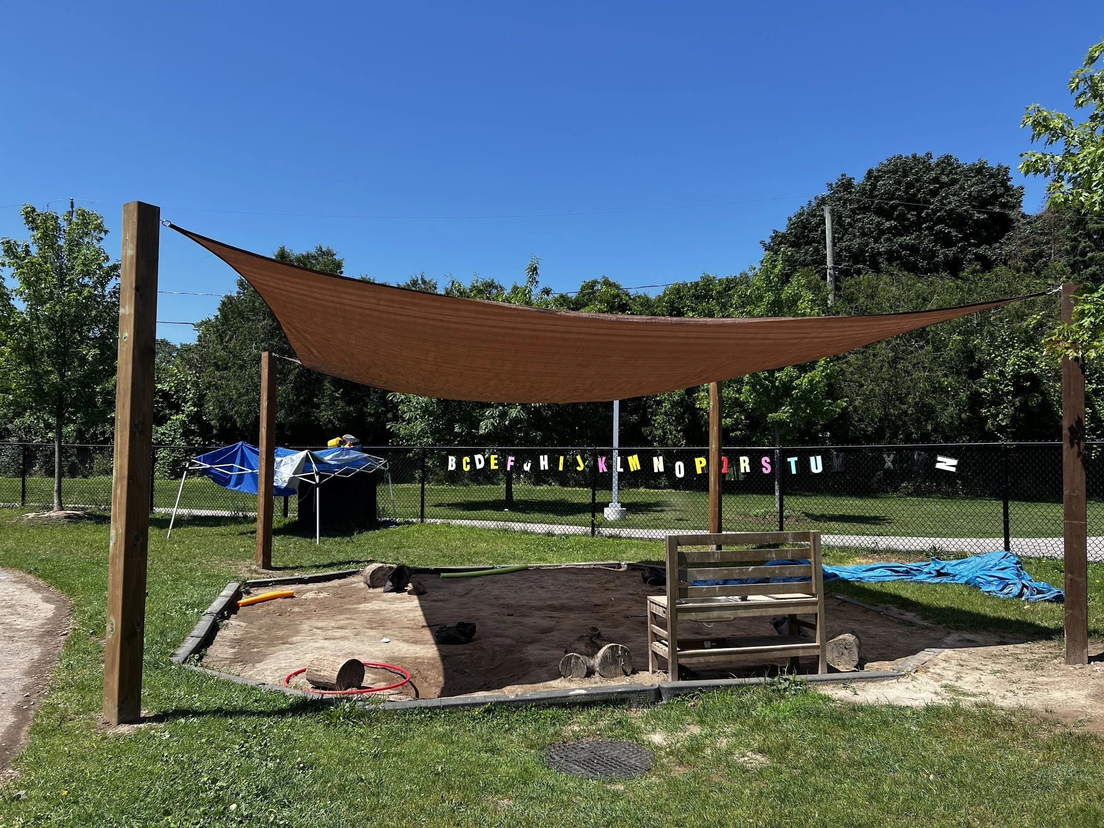 Sunshade canopies by Fred's Fences