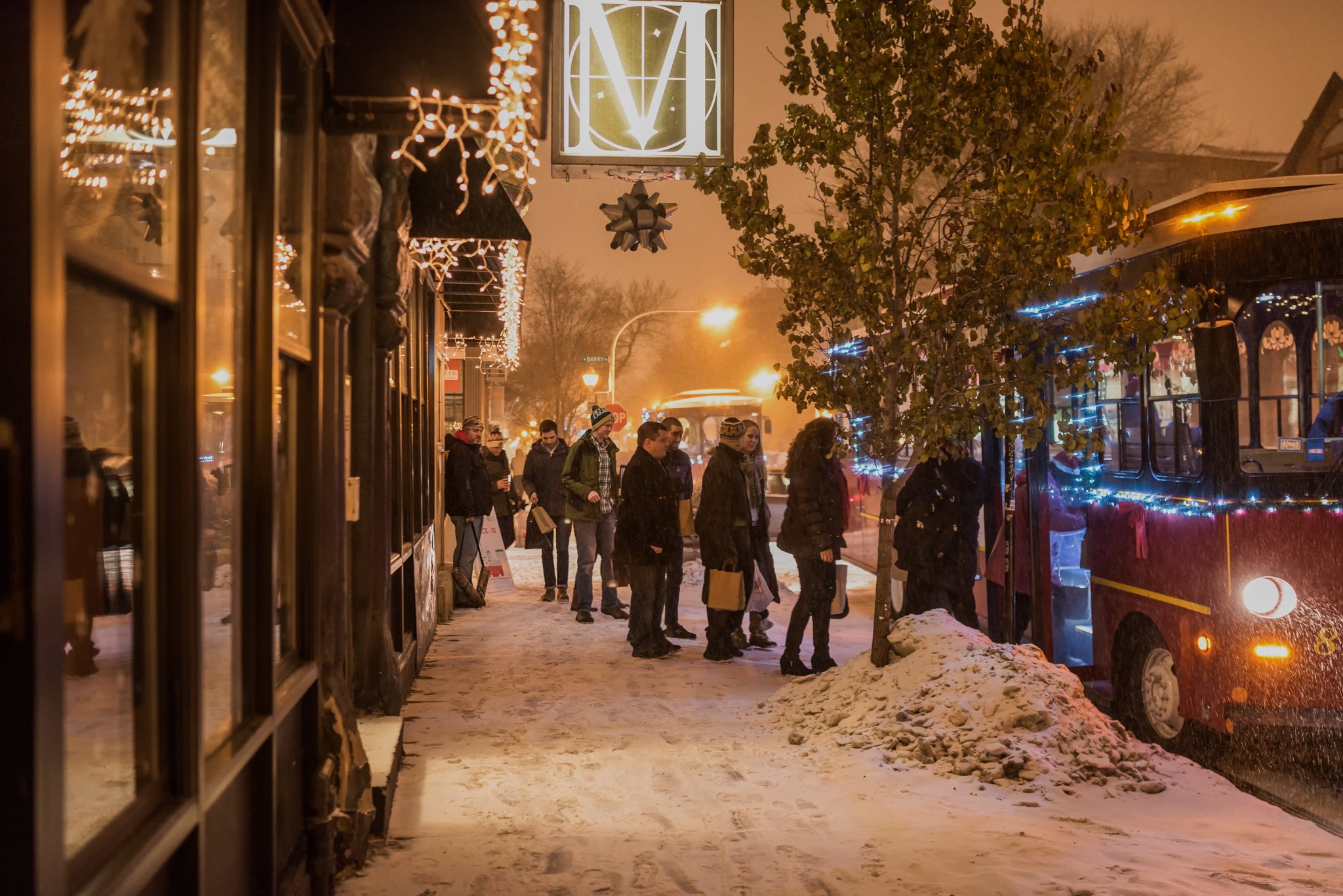 Chicago Christmas Lights tour — Holiday Lights Trolley