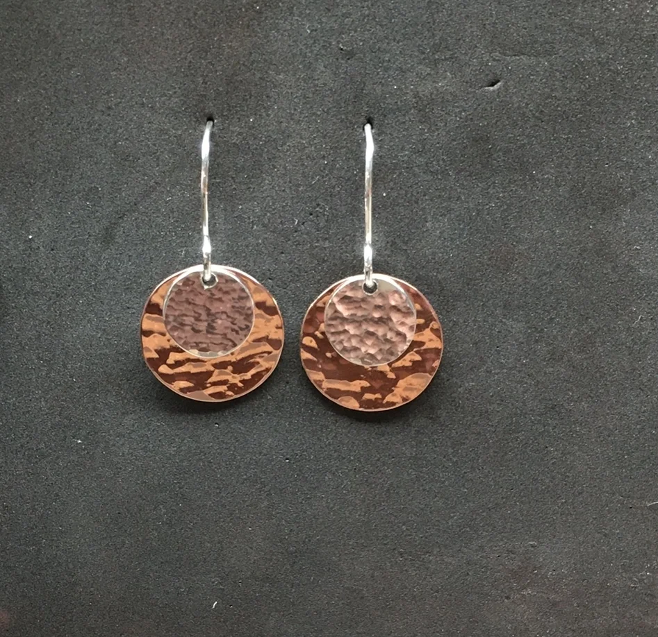 Hammered Circle Earrings Workshop!