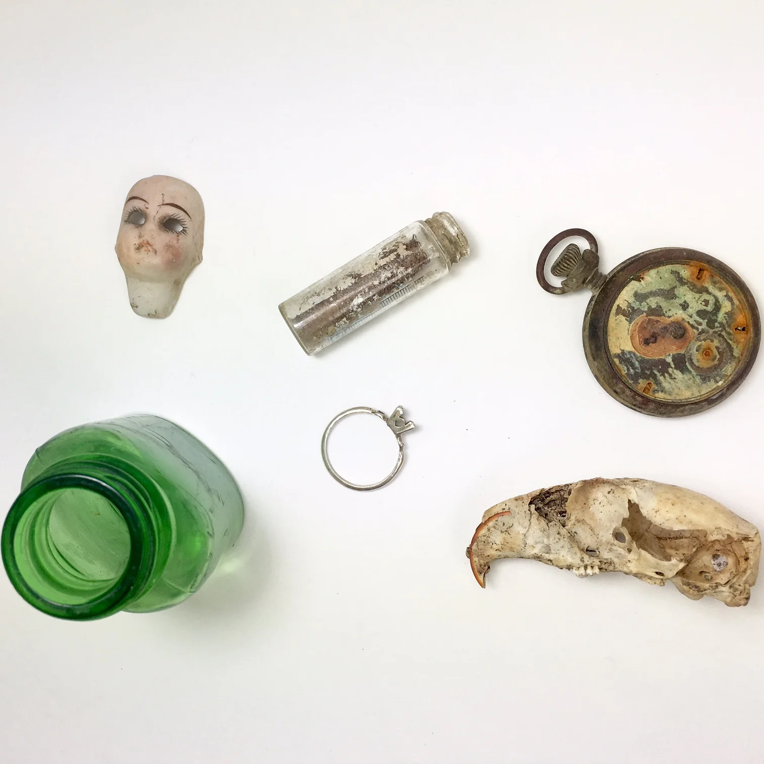 Jewelry grows in the garden, and other found objects.