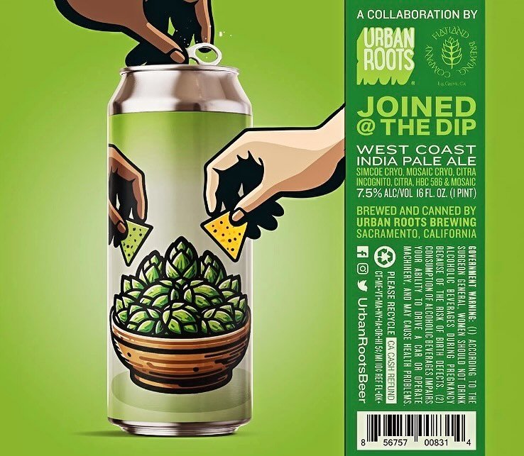 If you find yourself near @urbanrootsbeer starting tomorrow, then you gotta swing by for this collab! 

👉 Are you down with the Dip? We can&rsquo;t think of a better way to kick off Sac Beer Week than debuting a fresh Collab with one of our most adm