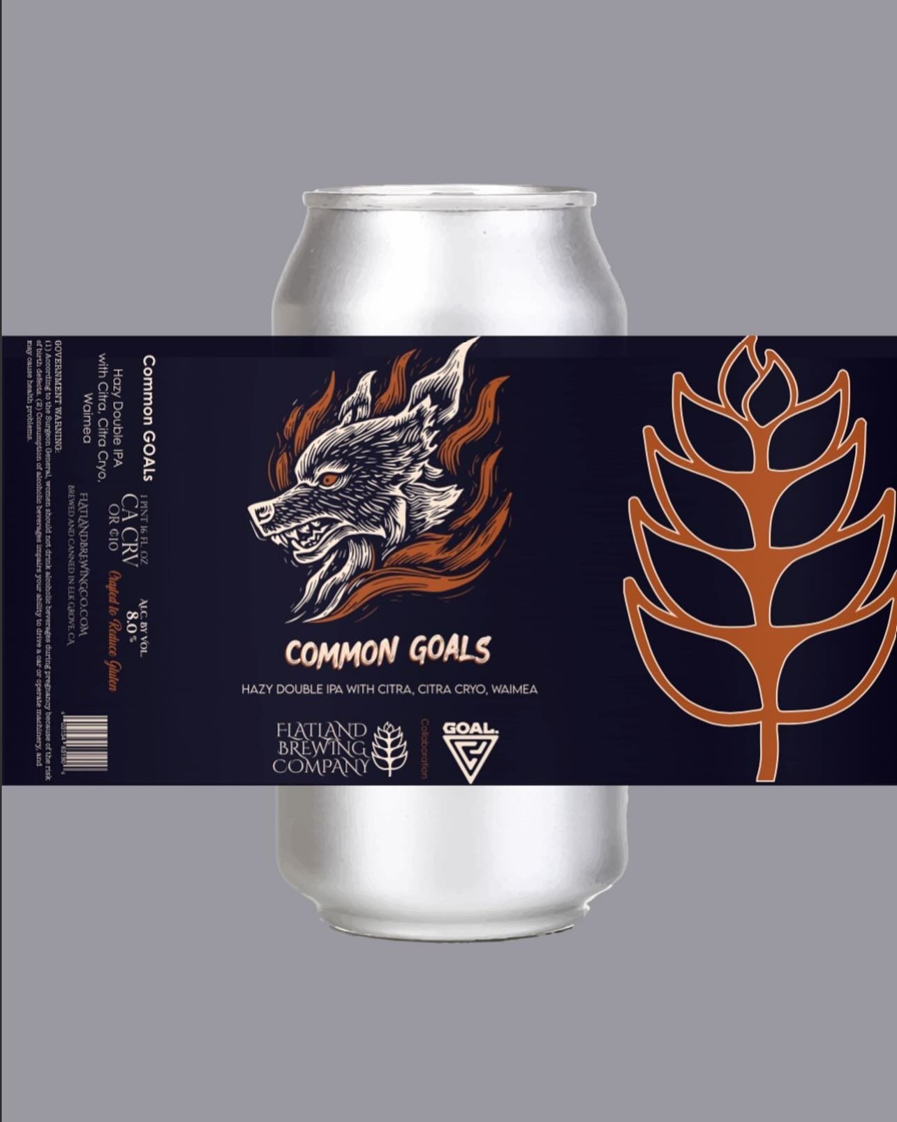 A common goal is a shared objective between two or more parties. For example in this case we got together with our buddy Derek from @goalxbrewing with one objective&hellip;push the boundaries of haze &amp; hop flavor in a hazy DIPA. 

And now we brin