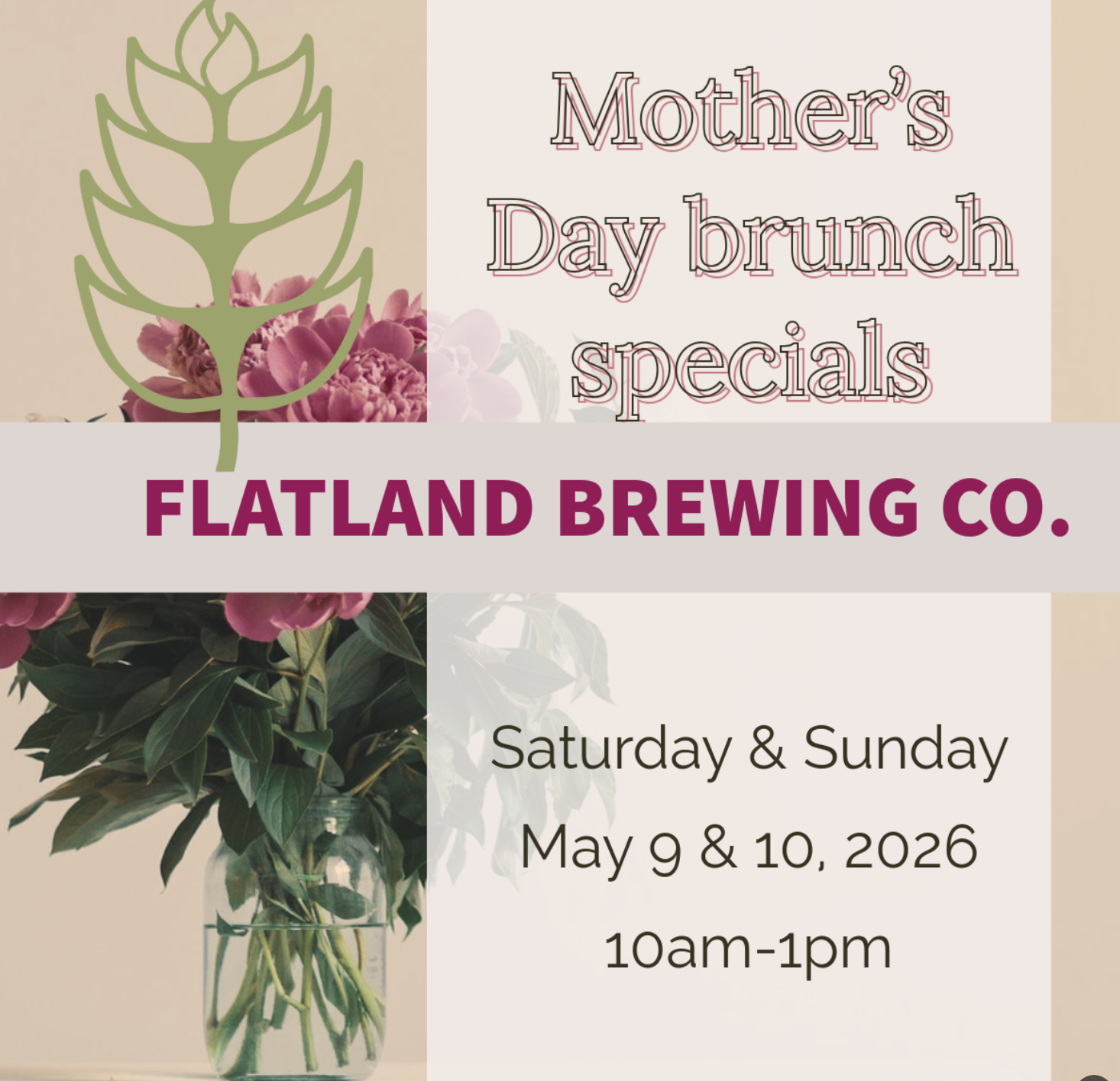 Mother's Day Brunch Specials 