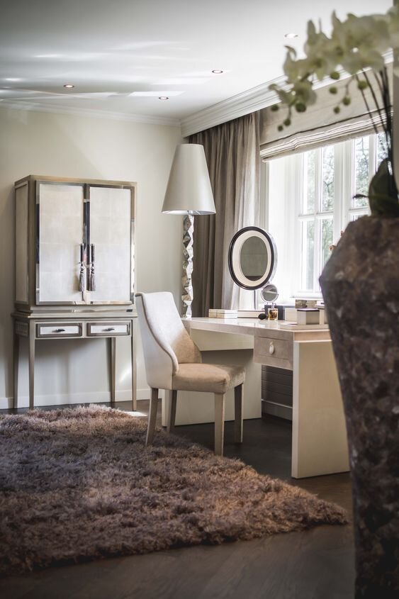 Shagreen and Parchment Dresser, Private Residence