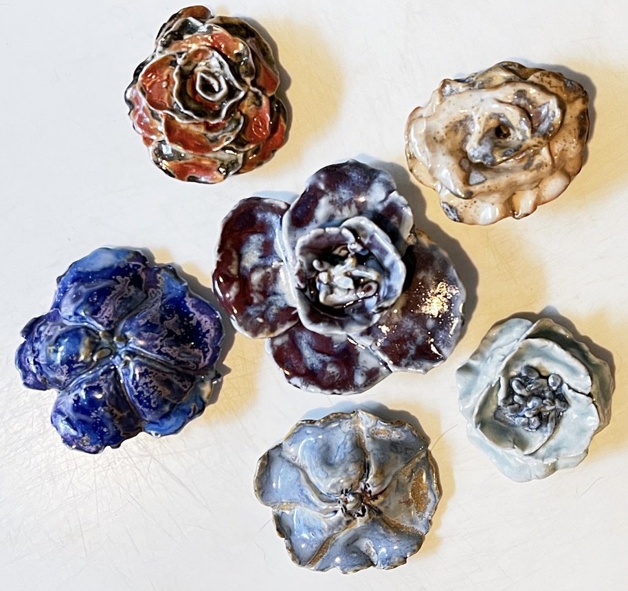 Porcelain Flowers: Top View  #2