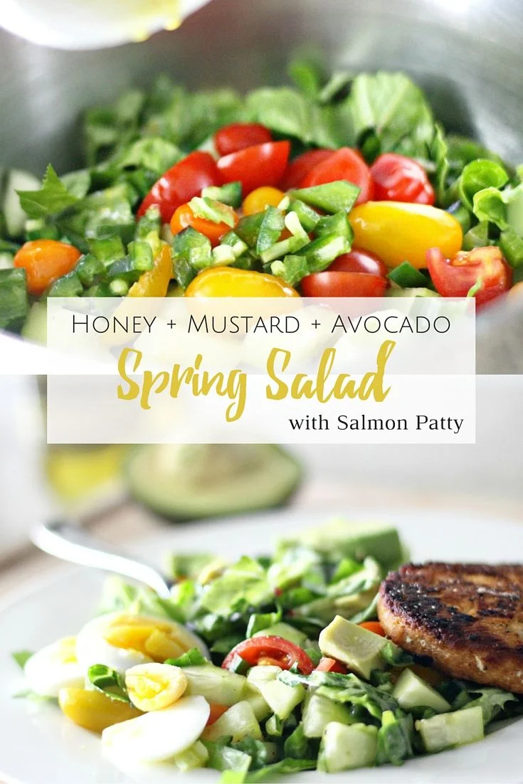 Spring Salad with Salmon