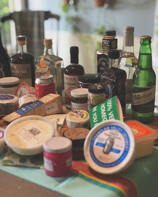 Half the bounty from #vermontcheesemakersfestival 2019 ✨🙌