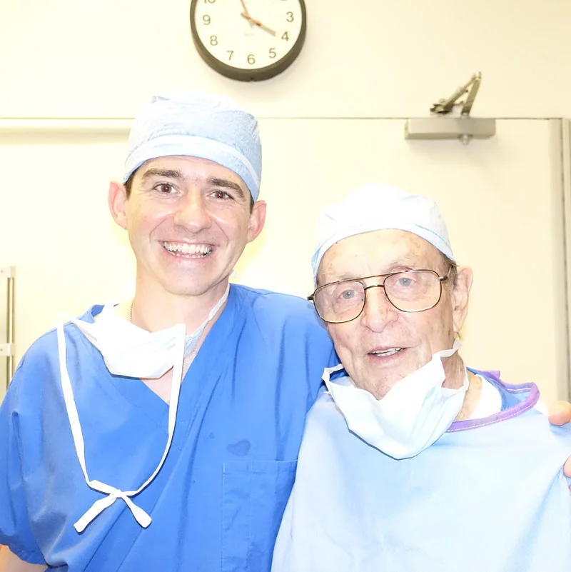 With Donald Wood-Smith MD, NYEEI - 2015