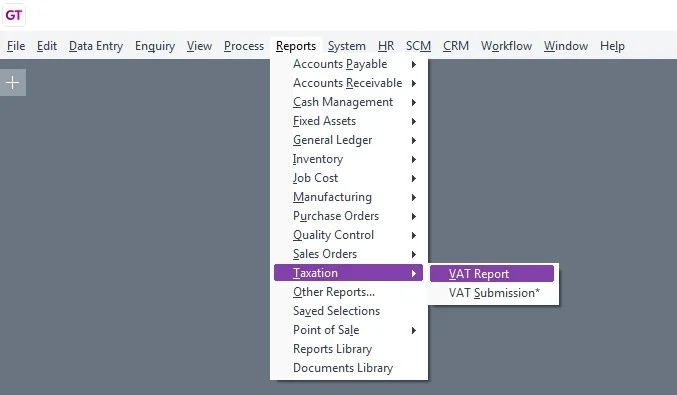 Run the VAT Report…
