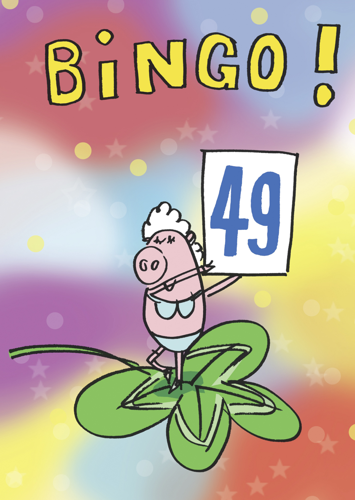Geburtstagskarte Bingo «49»
