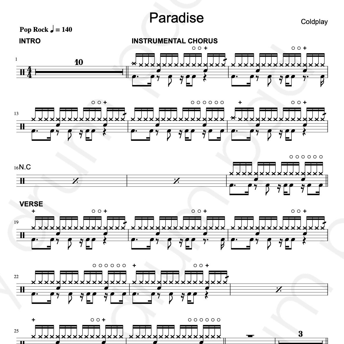 coldplay paradise instrumental coldplay paradise instrumental