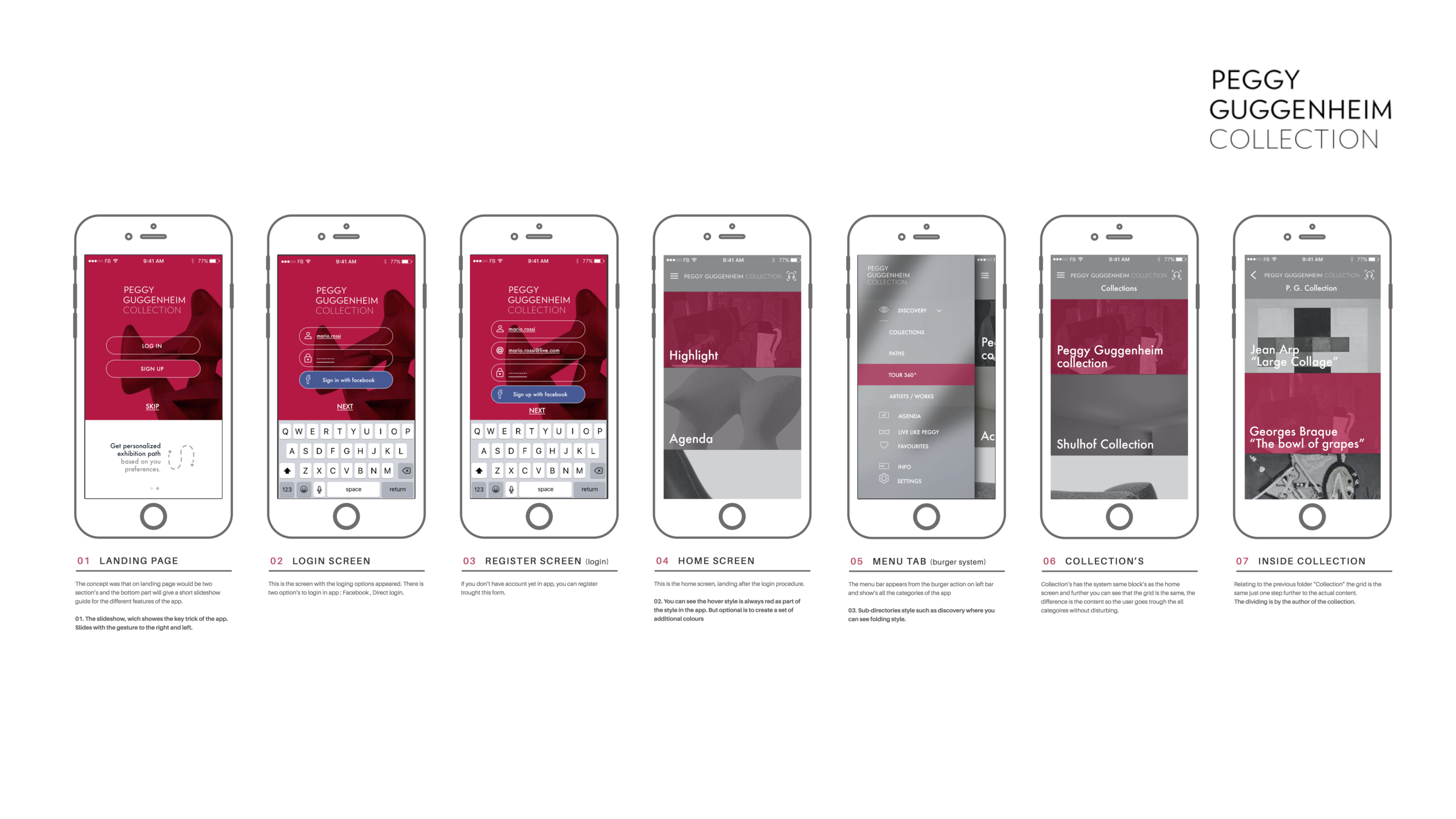 Section 1 of app design