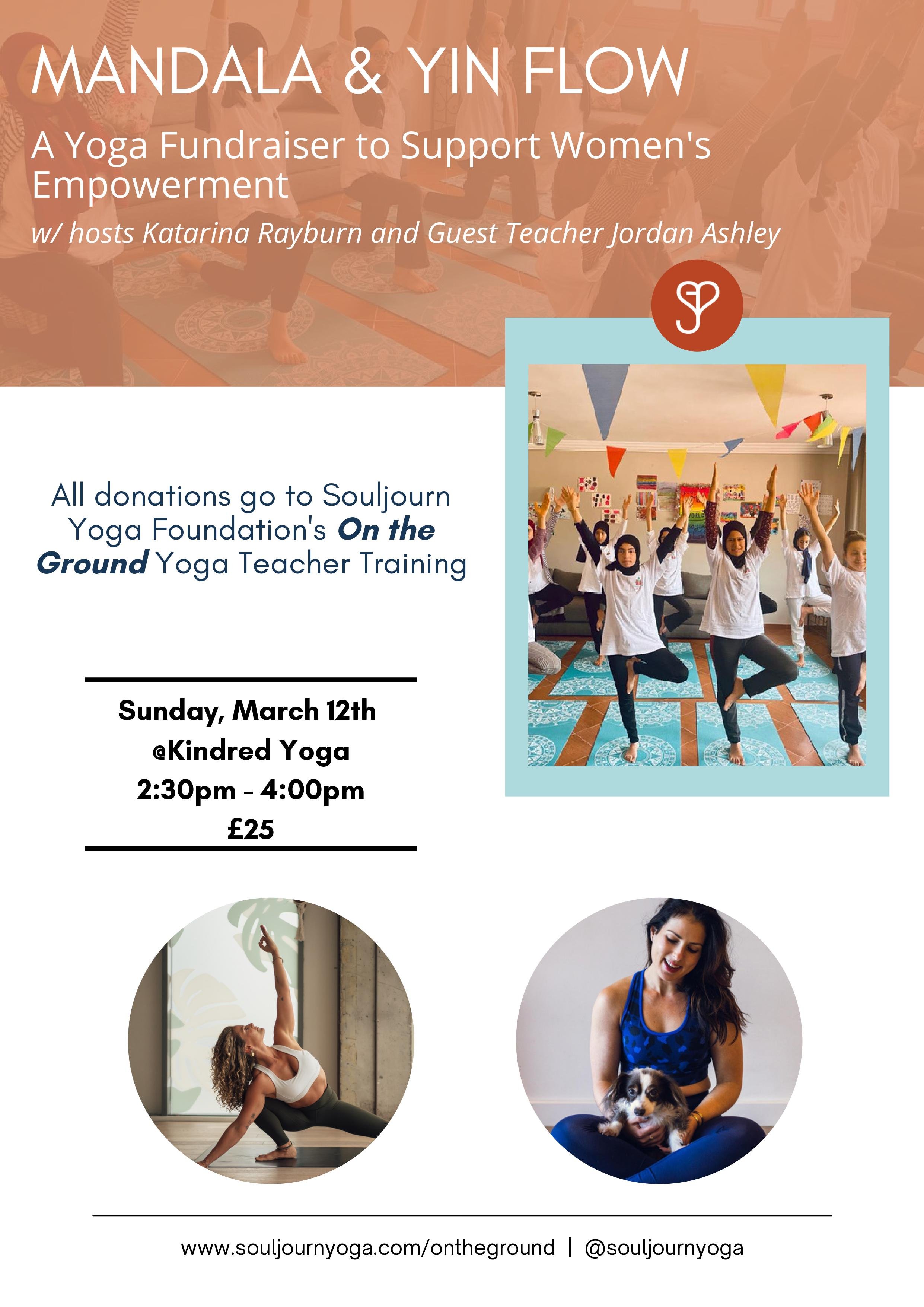 MANDALA FLOW &amp; YIN: A Yoga Fundraiser to Support Women's Empowerment w/ Katarina Rayburn and Guest Teacher Jordan Ashley