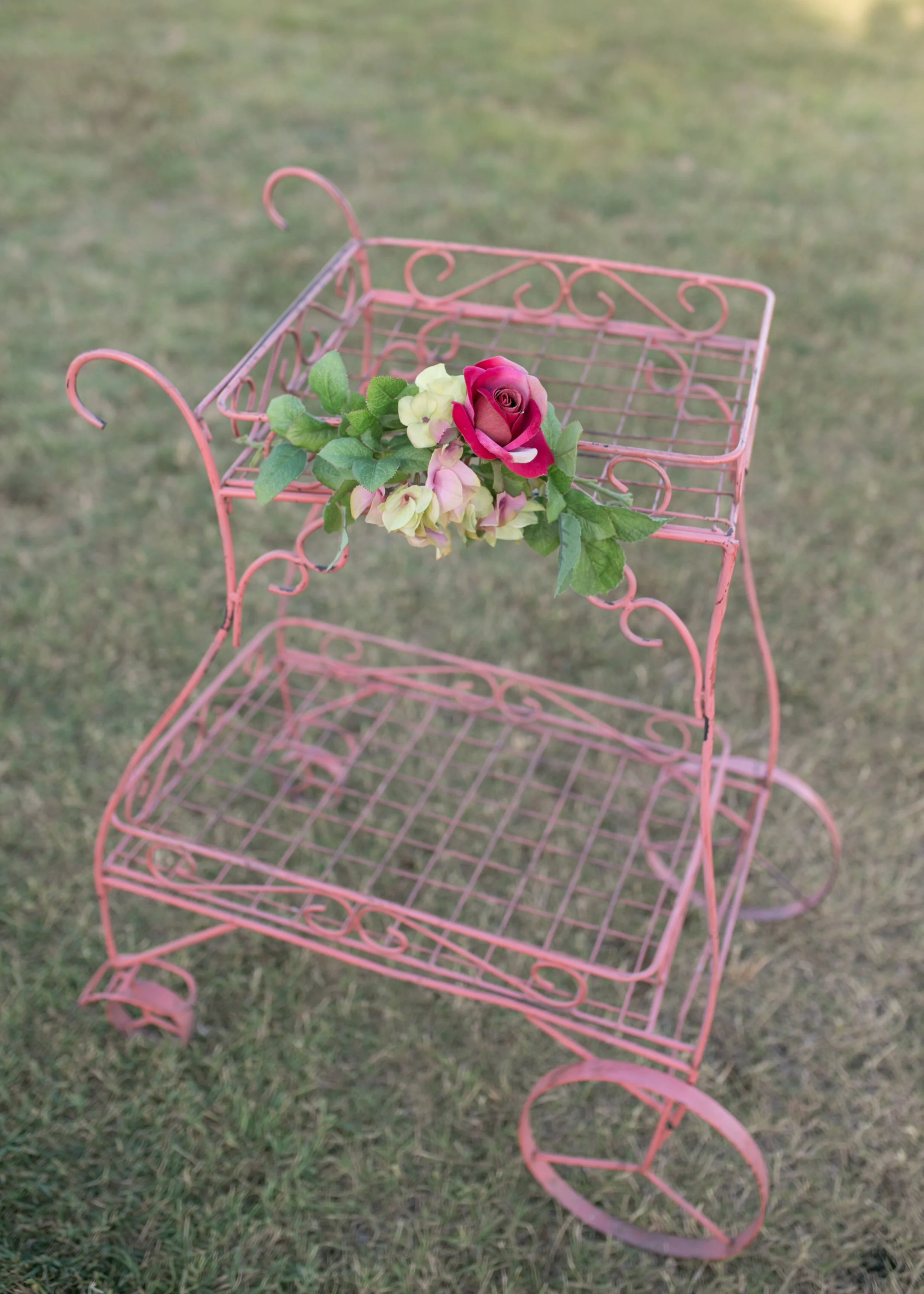 Pink Garden Cart
